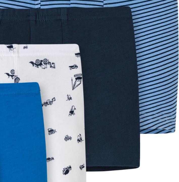 Actual product image Schiesser Pack of 10 Kids Boys 95/5 Organic Cotton Shorts / Pants (116, pack of 10)