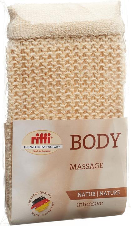 Actual product image Riffi Massage glove Nature Sisal