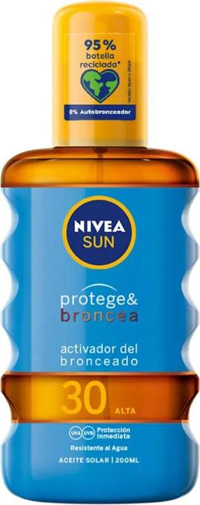 Immagine prodotto NIVEA 4005900131256 Spray abbronzante Spf30, 1 confezione (1 x 0,2 kg) (Olio abbronzatura, SPF 30, 200 ml)