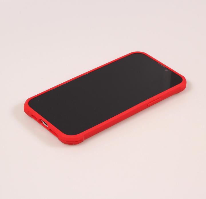Produktbild PhoneLook Hülle Military Elite kompakt Cover mit semi-transparentem Carbon Rücken (Apple iPhone 14 Pro Max)