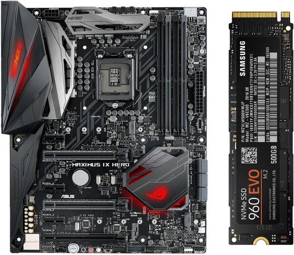 ASUS MAXIMUS IX HERO + Samsung 960 EVO 500GB