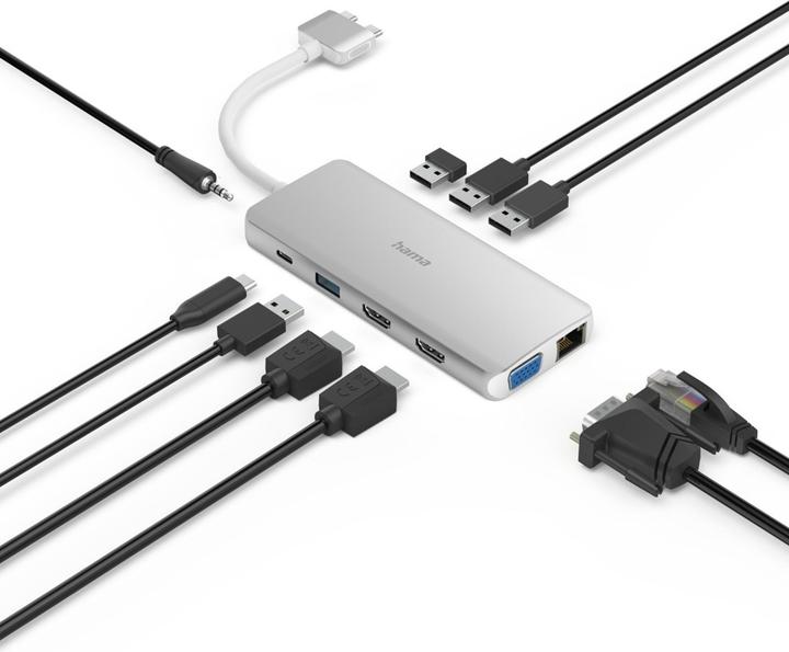 Produktbild Hama USB-C-Hub (USB-C, 12 Ports)