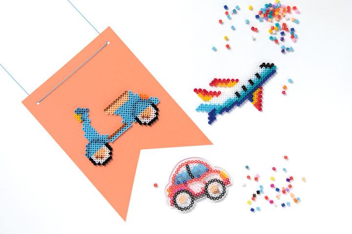 Actual product image Folia Iron-on beads Plates Pin Plate Set