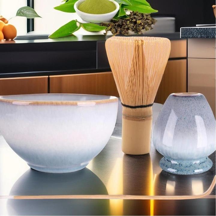 Produktbild Calimatcha Matcha Grün Tee Set -Paapuru inkl.Besen Geschenk