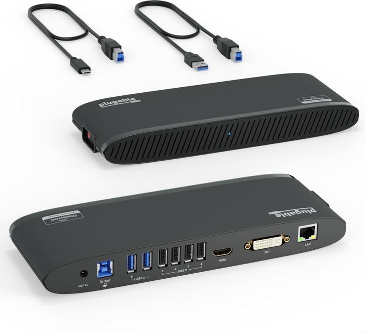 Actual product image Plugable USB 3.0 Universal DD (USB-C)