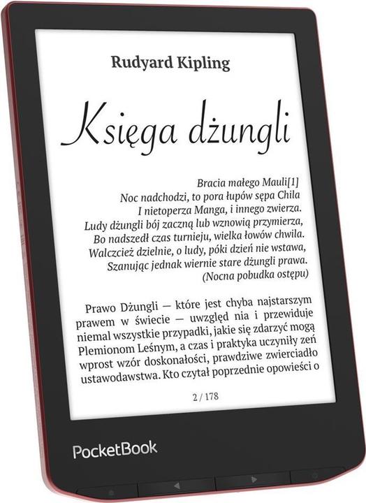 Productafbeelding PocketBook Vers Pro (6", 16 GB, Rood, Black)