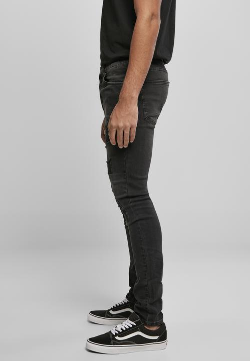 Actual product image Urban Classics Heavy Destroyed Slim Fit Jeans - 16475 (W32/L32)