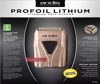 Andis Profoil Shaver TS-1 Copper / Profoil Lithium Titanium Foil Shaver