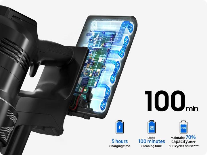 Produktbild Samsung BESPOKE Jet AI Akku+ CompleteClean mit AI Cleaning Mode