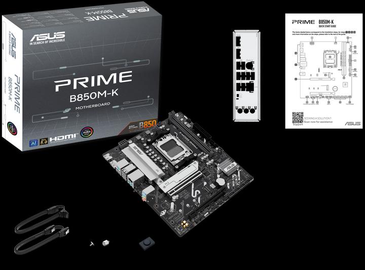 Produktbild ASUS MB PRIME B850M-K (AM5, AMD B850, mATX)