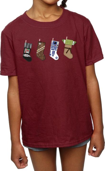 Immagine prodotto Star Wars Christmas Stockings Maglietta Ragazze (152, 158)