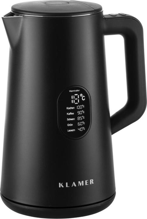 Immagine prodotto KLAMER Edelstahl Wasserkocher 1.5L 1800W BPA-frei (1.50 l)