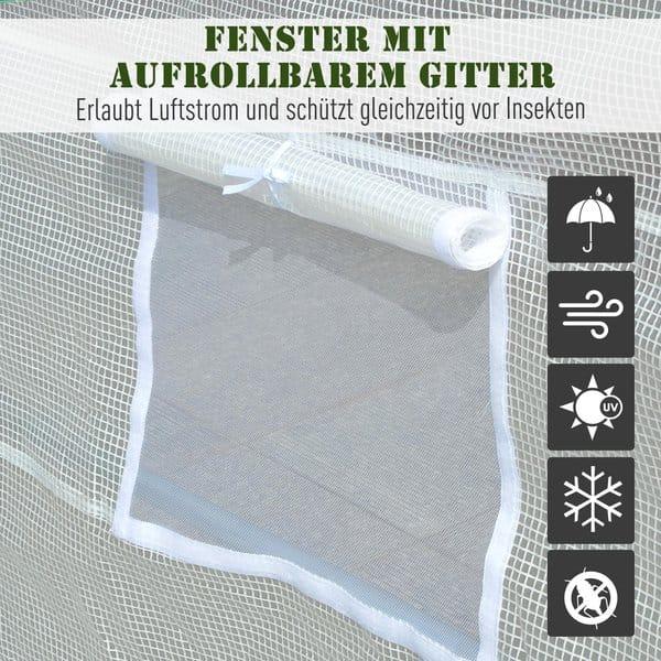 Actual product image Outsunny Foil greenhouse