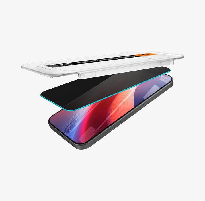 Actual product image Spigen Glas.Tr ”Ez Fit” 2-Pack forfor iPhone 16 Pro Max 6,3" privacy (2 Piece, Apple iPhone 16 Pro Max)