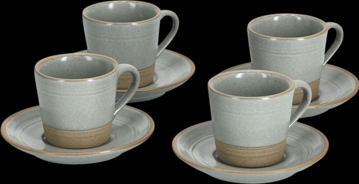 Produktbild Zeller Present Espresso-Set, 8-tlg., 60 ml, Steingut (60 ml, 8 x)