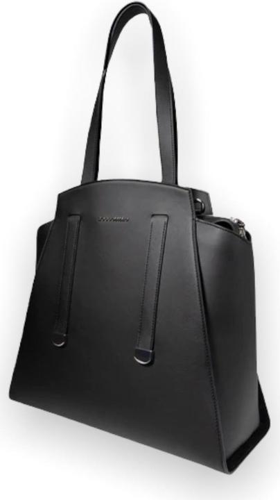 Produktbild Zoccolillo Kaktus Leder vegane Handtasche handgemacht IRIS schwarz XL