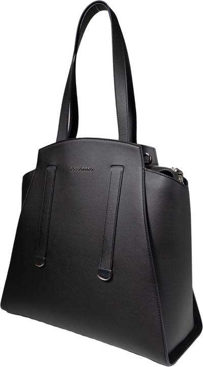 Image du produit Zoccolillo Sac à main en cuir vegan fait main Signature noir