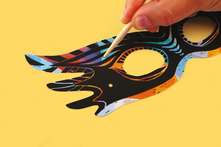 Actual product image Creative Kratz-Masken, 12 St.