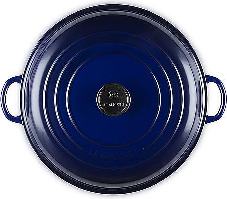 Actual product image Le Creuset Gourmet professional pot TRADITION made of cast iron Ocean (30 cm, Pot, Cast iron)
