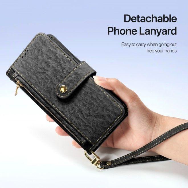 Produktbild Dux Ducis Lawa Series MagSafe Kunstleder Bookcover Hülle (Samsung Galaxy S25+)