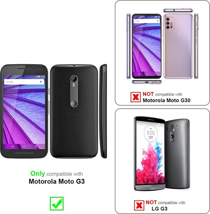 Produktbild Cadorabo Handykette für Motorola MOTO G3 Necklace Hülle mit verstellbarem Kordelband