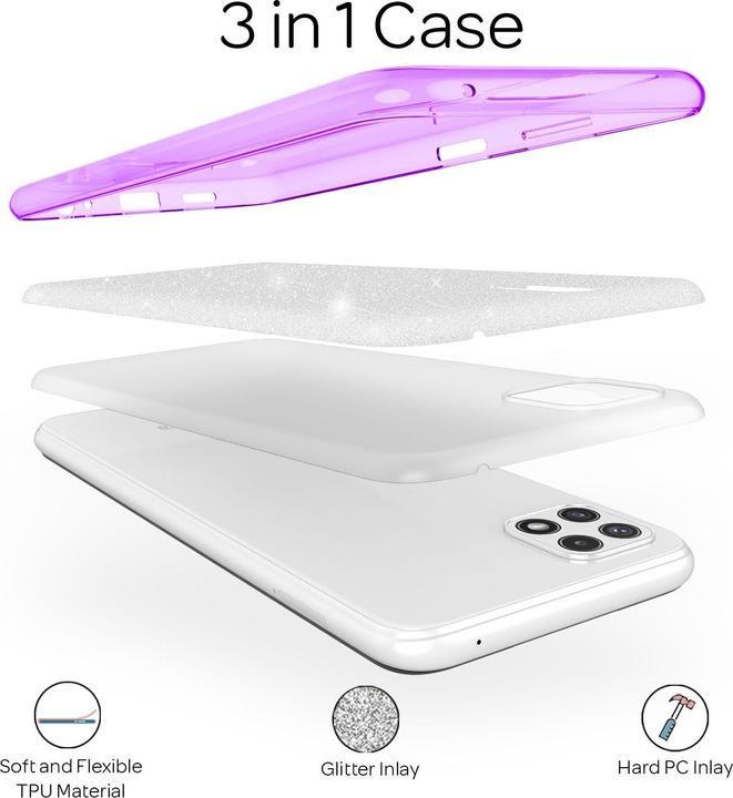 Image du produit Nalia Coque Brillante (Samsung Galaxy A22 5G)