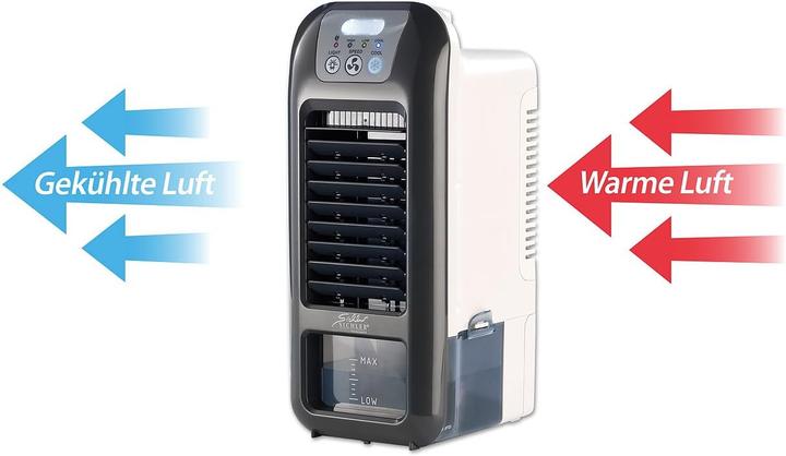 Immagine prodotto Sichler Raffreddatore evaporativo mobile a batteria con luce LED