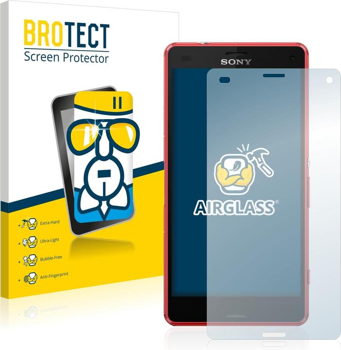 Produktbild BROTECT AirGlass Panzerglasfolie (1 Stück, Sony Xperia Z3 Compact)