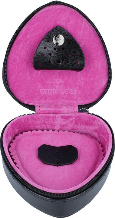 Produktbild Windrose Merino Moda Schmuckdose Leder 9 cm