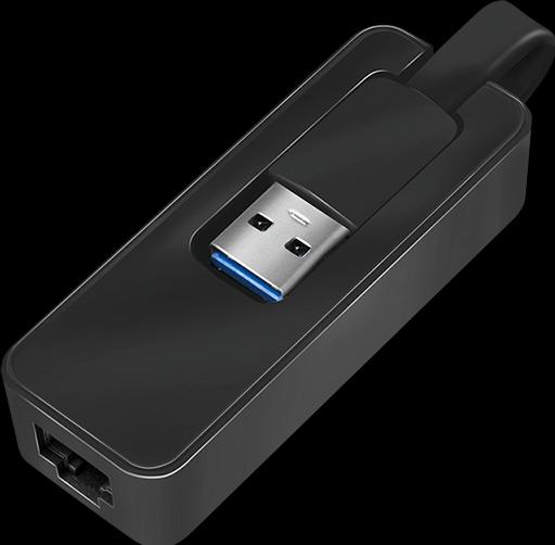 Produktbild LogiLink Gigabit Adapter (USB, RJ45 (1x))