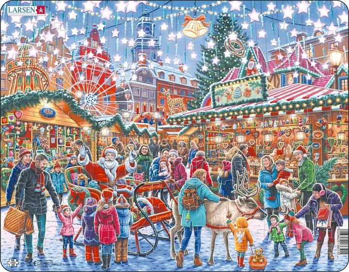 Immagine prodotto Larsen Puzzle - Mercatino di Natale (140 pezzi)
