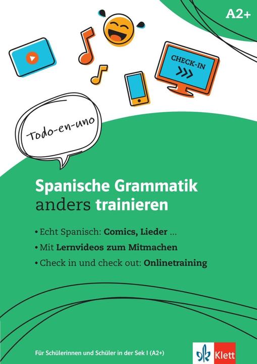 Produktbild Spanische Grammatik anders trainieren (Deutsch, Spanisch, Ernst Klett Sprachen, 2021)