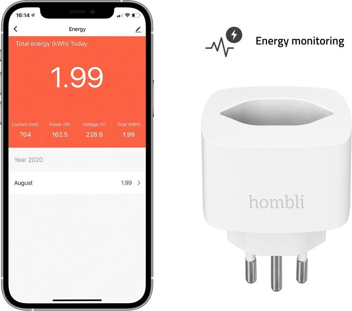 Actual product image Hombli Smart Swiss Socket