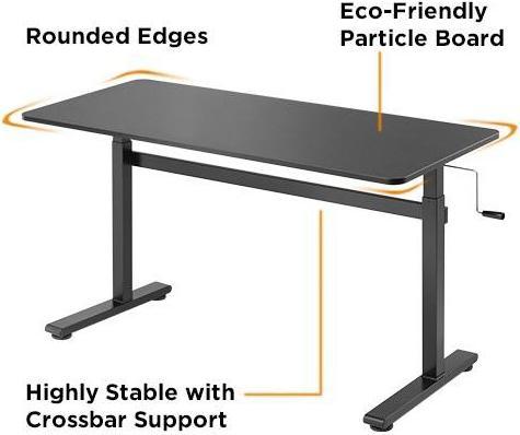 Produktbild Up Up Height-adjustable table Loki Black