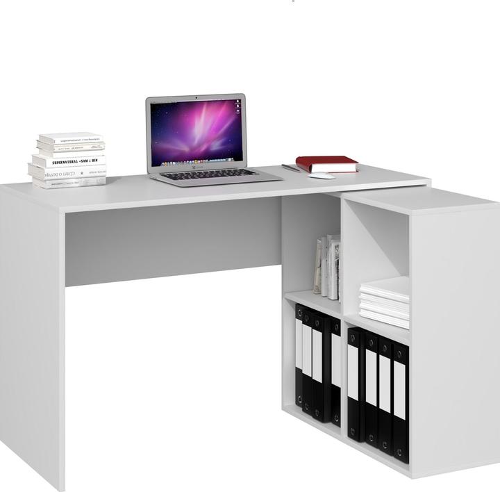Topeshop PLUS 2X2 BIEL computer desk Baltas (50 x 120 x 76 cm)