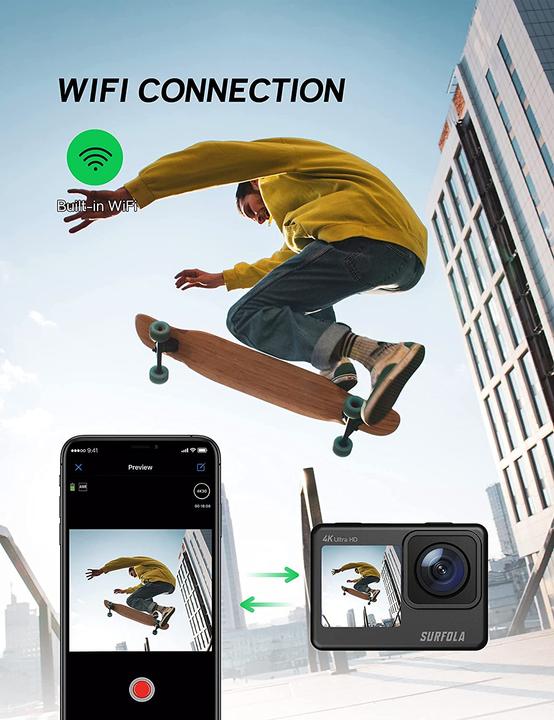 Actual product image Surfola SF530 Action Cam (Wi-Fi)