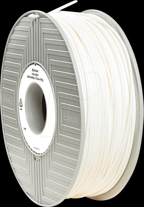 Image du produit Verbatim Filament pour imprimante 3D PP 1.75 mm 500 g naturel (PP, 1.75 mm, 500 g, Transparent)