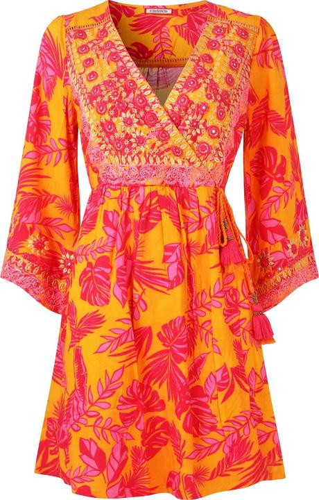 Produktbild Joe Browns Embroidered Neckline Vibrant Print Tunic Dress (40)
