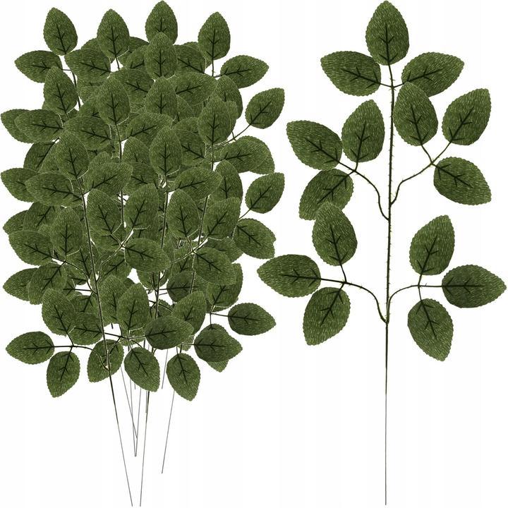 Immagine prodotto Gardlov Foglie artificiali - 12 pezzi (25 cm)
