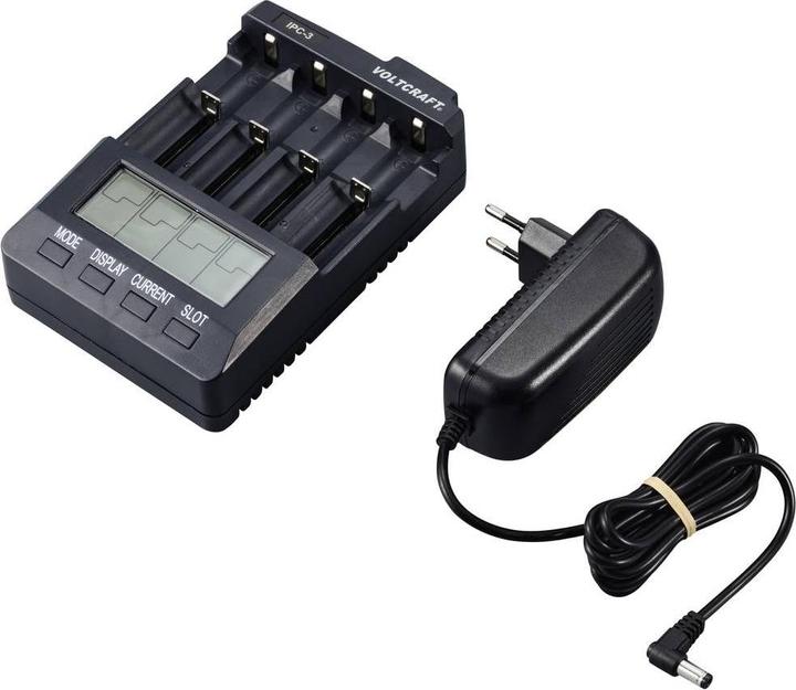 Image du produit Voltcraft Chargeur de piles rondes IPC-3 (1 pcs, 14500, 18650, CR123A, AA, Chargeurs sans batterie)