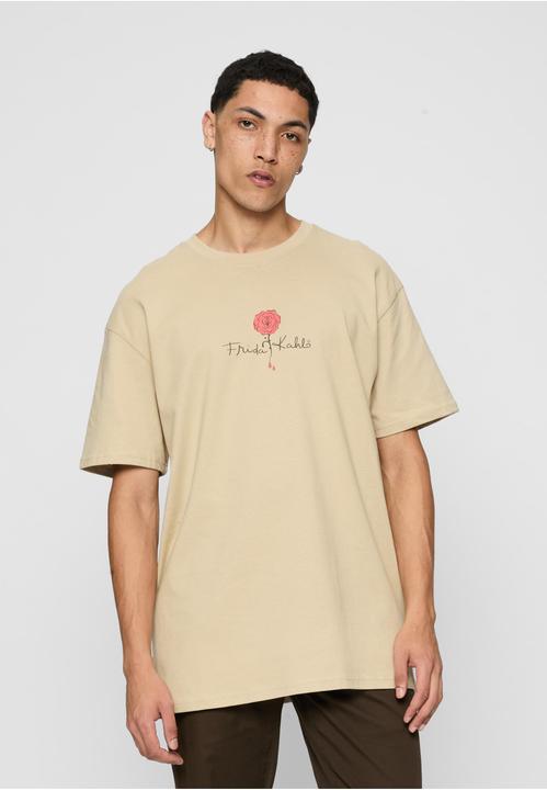 Actual product image Merchcode Frida Kahlo - Logo rose Heavy Oversize Tee - 116581 (L)