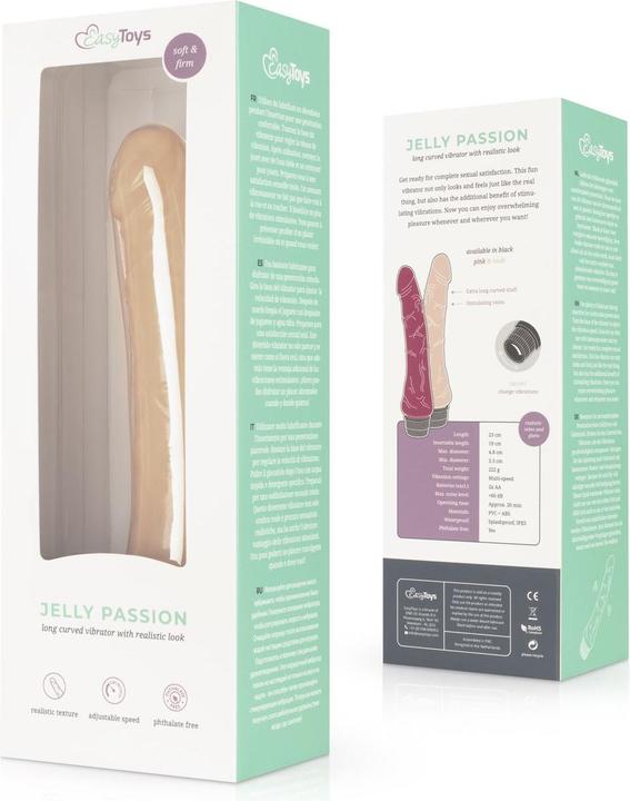 Image du produit Easytoys Jelly Passion - Vibromasseur réaliste