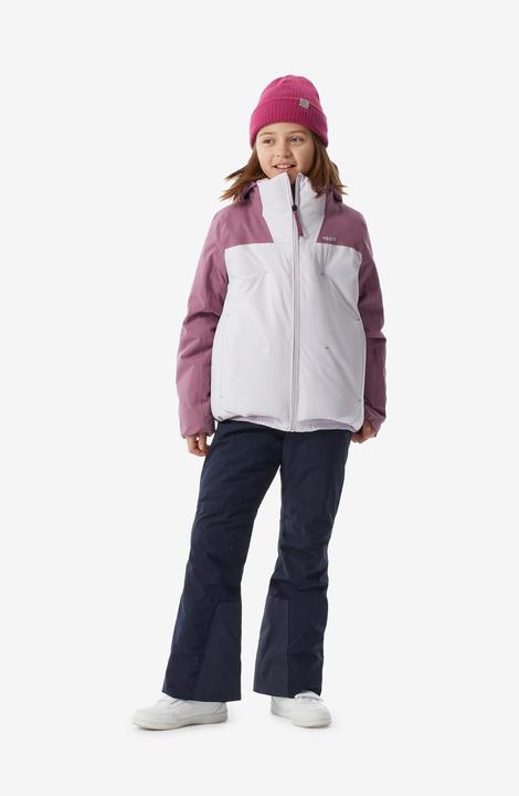 Actual product image Wedze Children's ski jacket padded warm waterproof - Piste 500 pink (146)