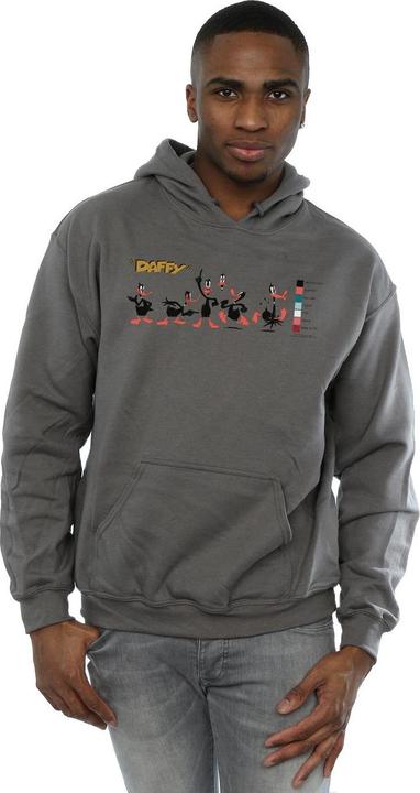 Produktbild Looney Tunes Daffy Duck Colour Code Kapuzenpullover (L)