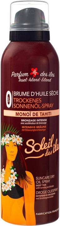 Soleil des Îles Trockenöl Zerstäuber SPF0 Spray (Sonnenöl, Bis SPF 10, 200 ml, 201 g)