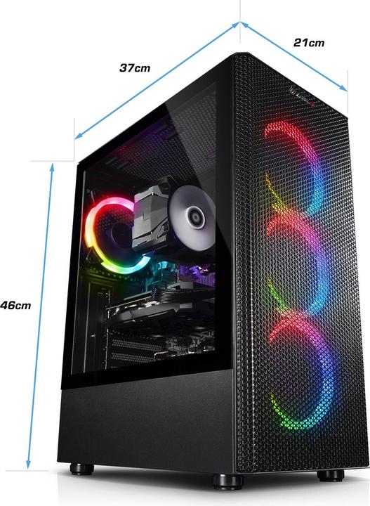 Produktbild Kiebel Legend V (AMD Ryzen 7 5800X3D, 32 GB, 1000 GB, GeForce RTX 4070)