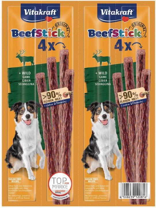 Produktbild Vitakraft Beef Stick Wild (Adult, 4 Stk., 48 g)
