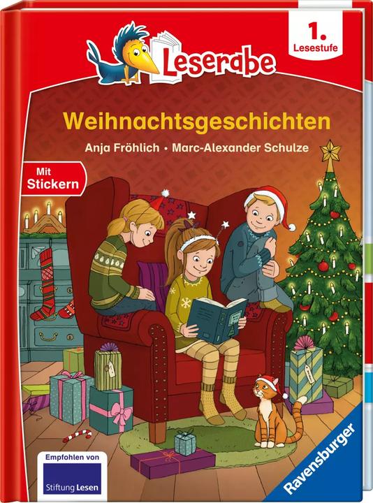 Immagine prodotto Ravensburger Weihnachtsgeschichten - Leserabe ab 1. Klasse - Erstlesebuch für Kinder ab 6 Jahren (Tedesco, Anja felice, Marc-Alexander Schulze, 2023)