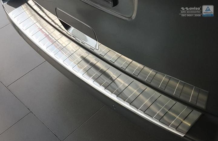 Actual product image ProPlus Stainless steel bumper protection for Citroen Spacetourer, Jumpy / Opel Vivaro / Peugeot Traveller (Rear, Portrait format)