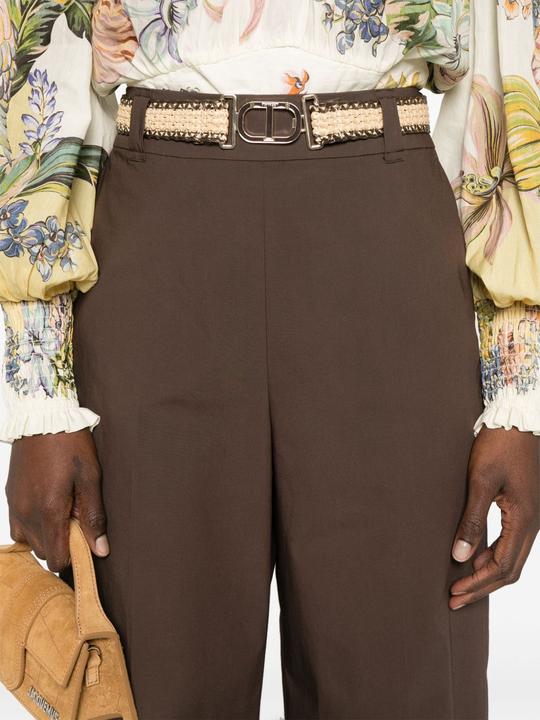 Actual product image Twinset Twin-set Pantaloni Marrone (42)